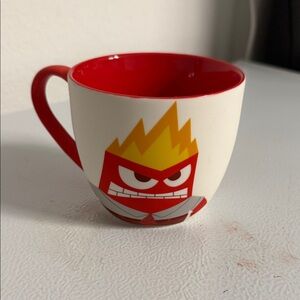 Disney Red and White Inside Out Anger Mug